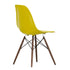 Cadeira Eames em Plástico DSW / Base dark maple
